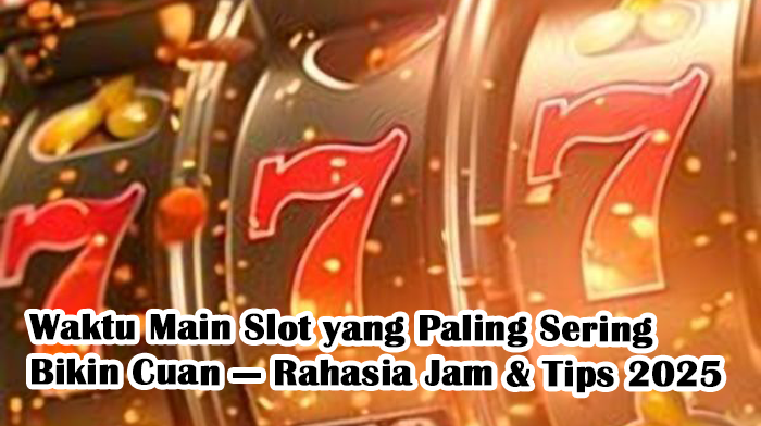 Waktu Main Slot yang Paling Sering Bikin Cuan — Rahasia Jam & Tips 2025